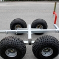 Small Log Trailer With Crane 
