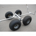 Wood Log Trailer For ATV Dump 
