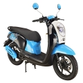 China Best 125cc Moped Scooter Blue 